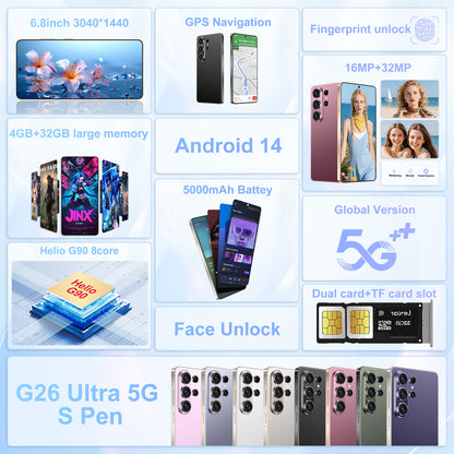 GAMAKOO G26 Ultra 5G S Pen 32G Version